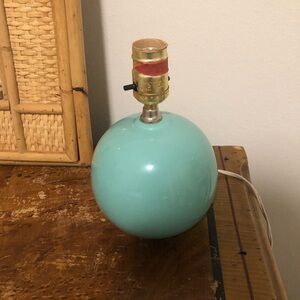 Vintage blue lamp